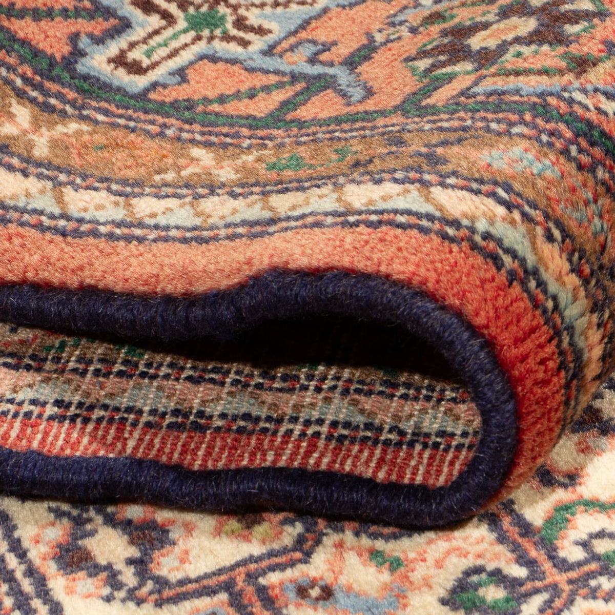 Persisk tæppe - Nomadisk - 202 x 137 cm - creme