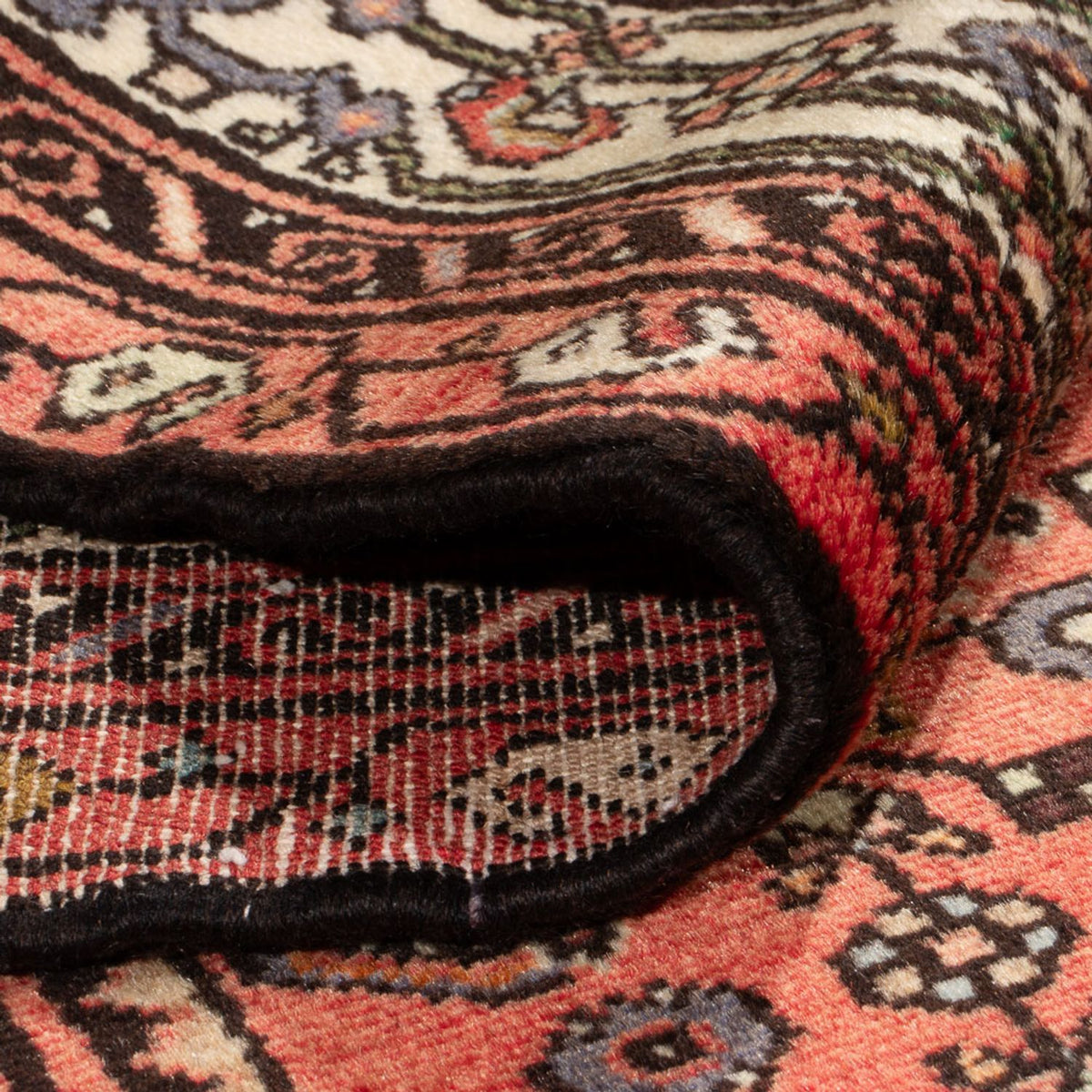 Persisk tæppe - Nomadisk - 196 x 144 cm - rød