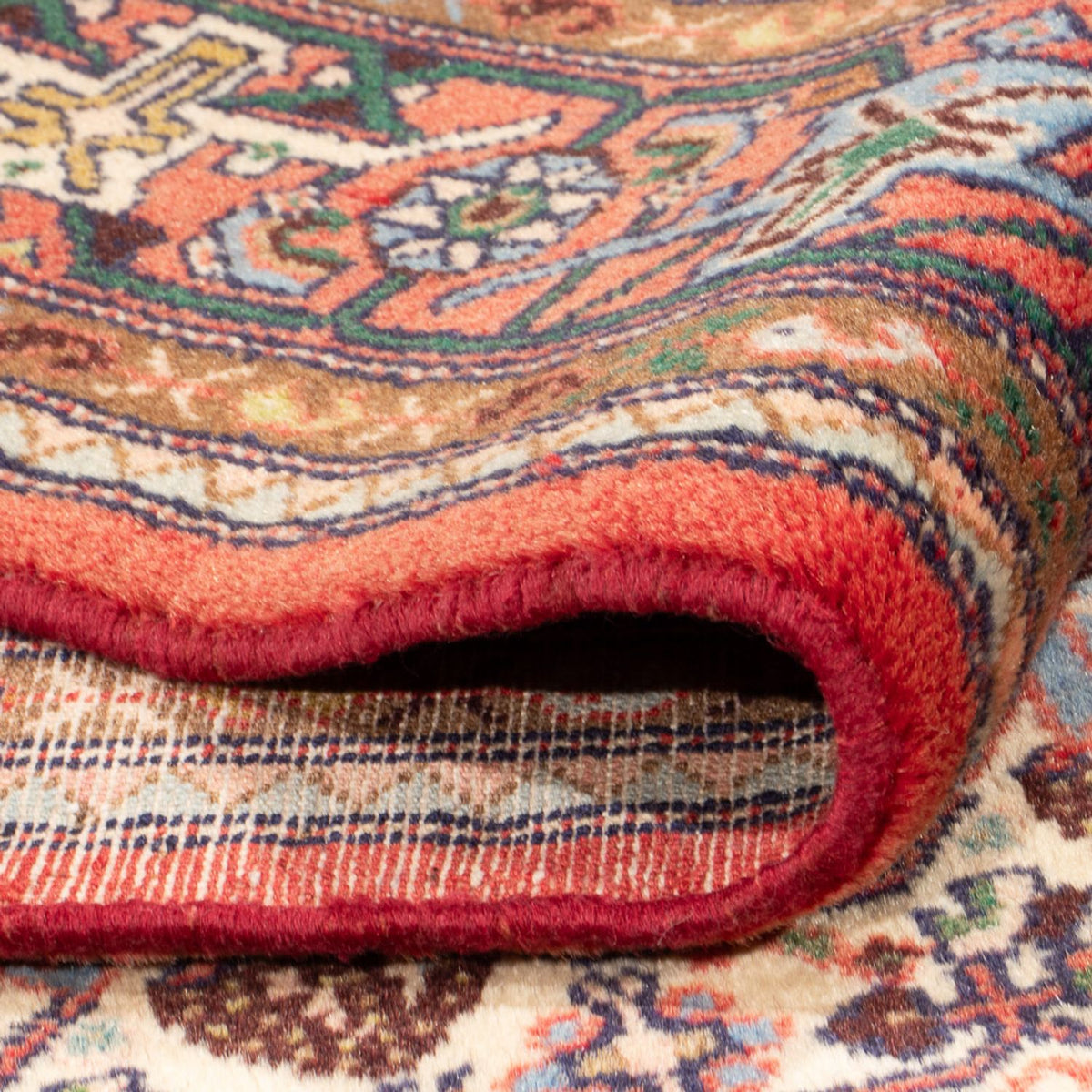 Persisk tæppe - Nomadisk - 194 x 125 cm - creme