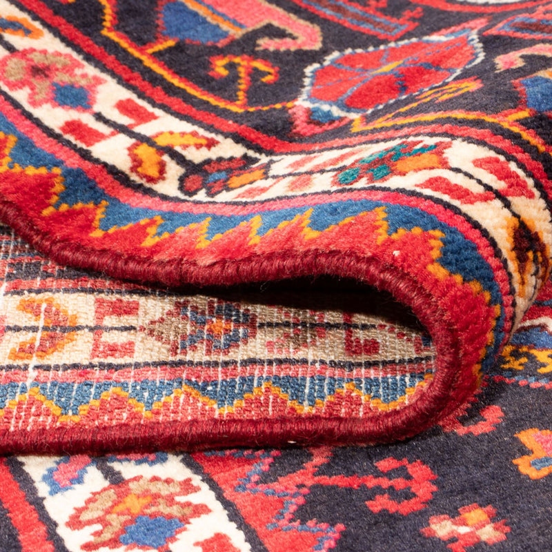 Persisk tæppe - Nomadisk - 230 x 136 cm - mørkeblå