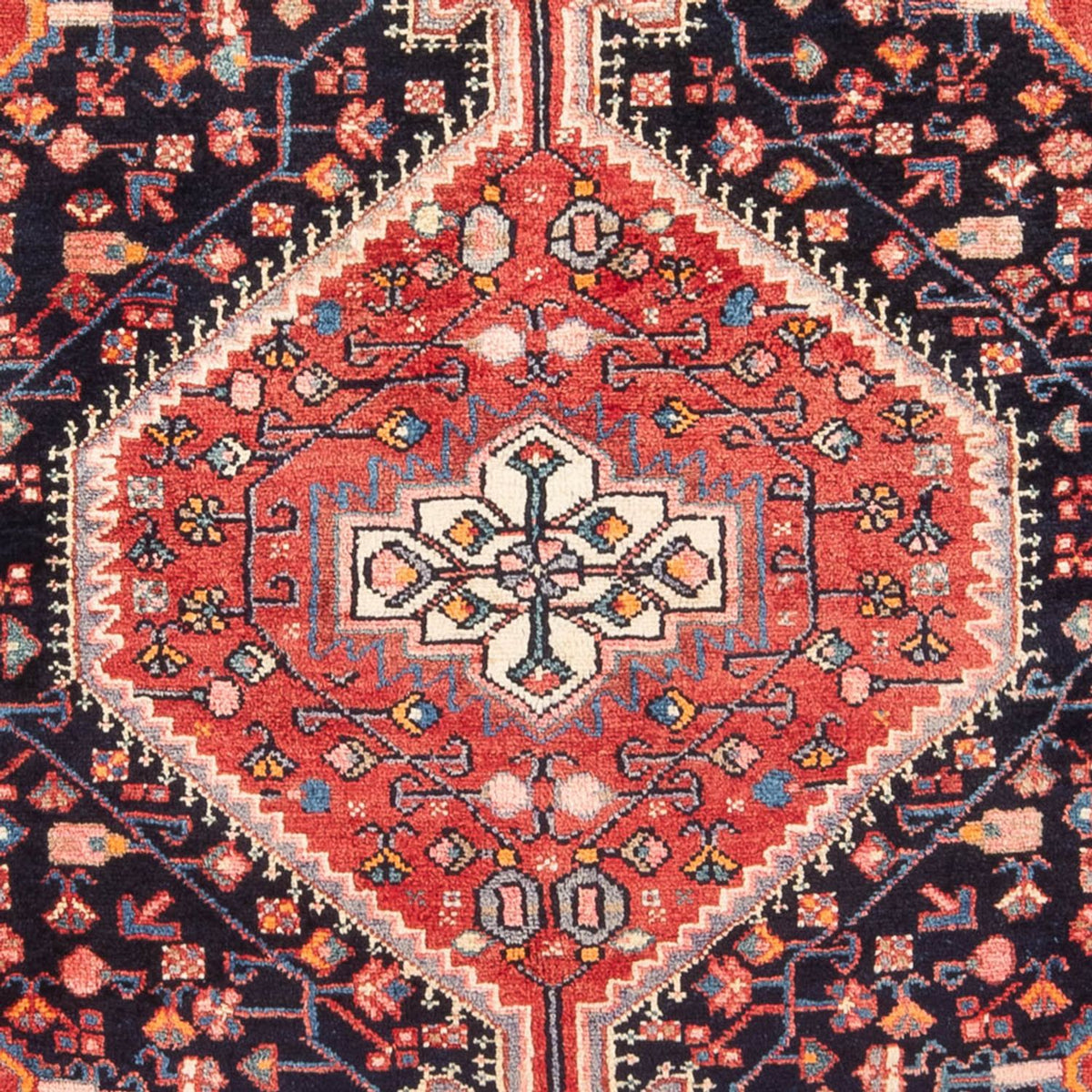 Løber Persisk tæppe - Nomadisk - 224 x 129 cm - mørkeblå