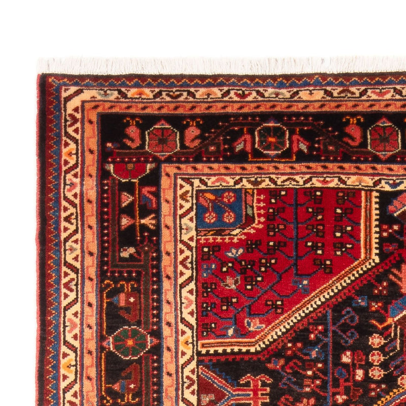 Persisk tæppe - Nomadisk - 236 x 137 cm - mørkeblå