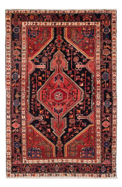Hamadan Tæppe 135x215cm - Persisk tæppe - mørkeblå