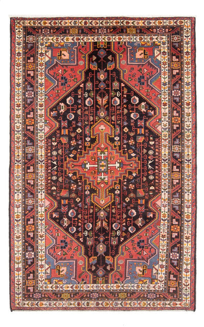 Hamadan Tæppe 137x233cm - Persisk tæppe - lysrød