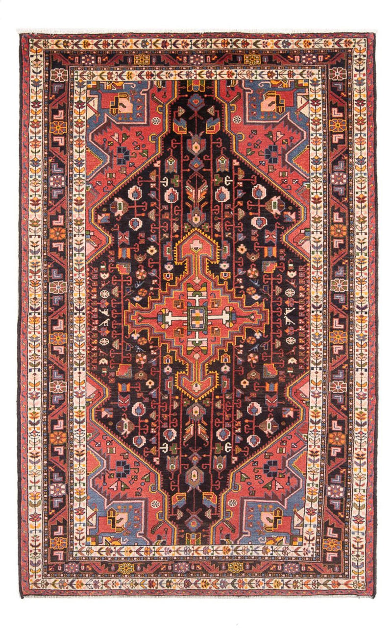 Persisk tæppe - Nomadisk - 233 x 137 cm - lysrød