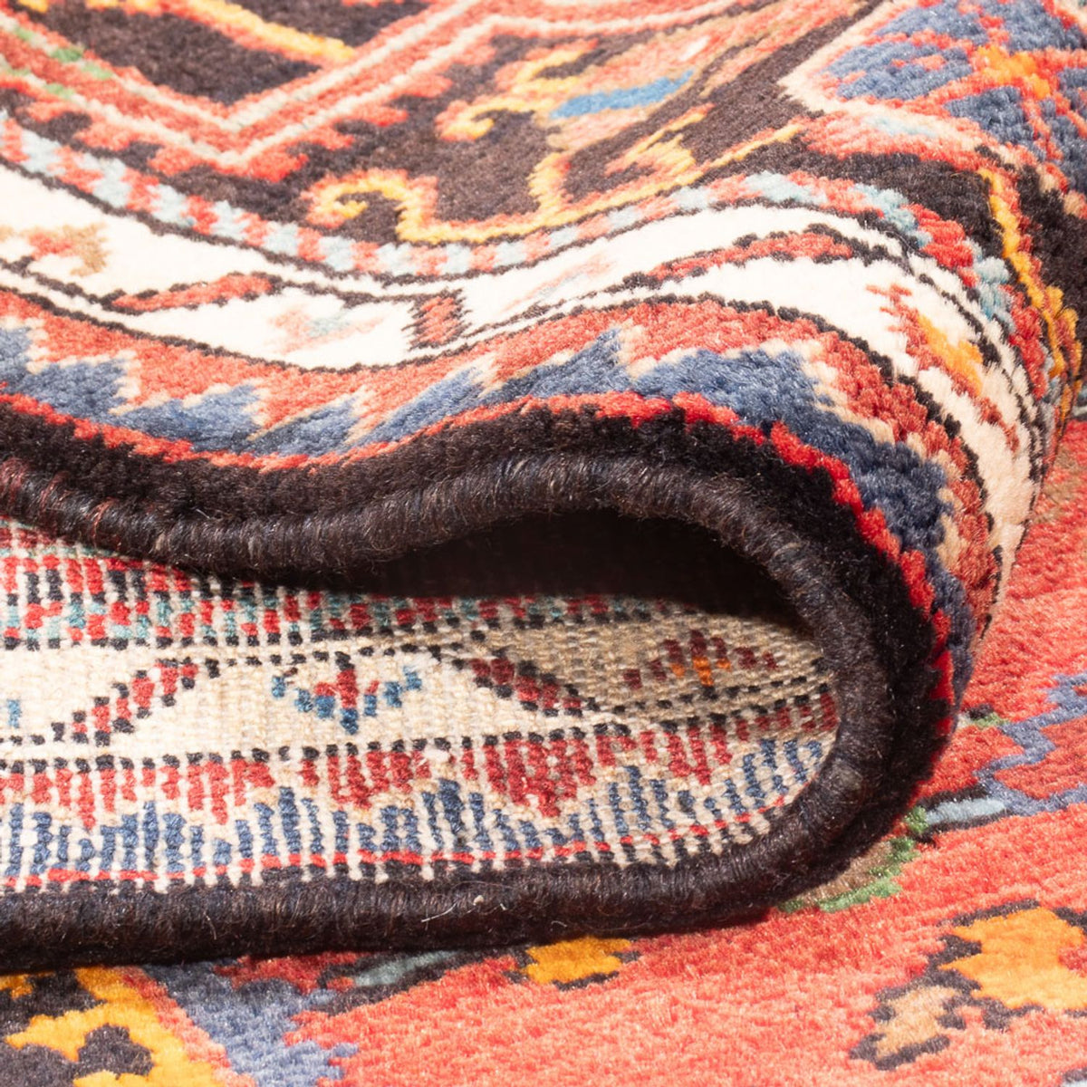 Persisk tæppe - Nomadisk - 250 x 150 cm - rød