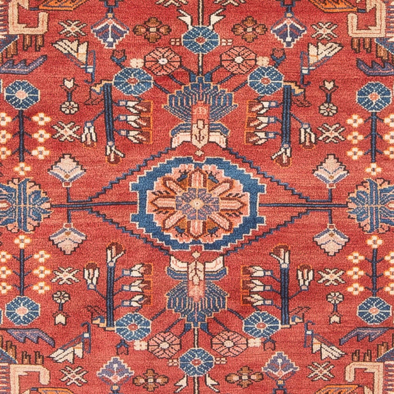 Persisk tæppe - Nomadisk - 225 x 173 cm - rust