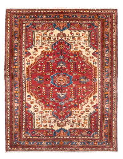 Hamadan Tæppe 160x225cm - Persisk tæppe - rød