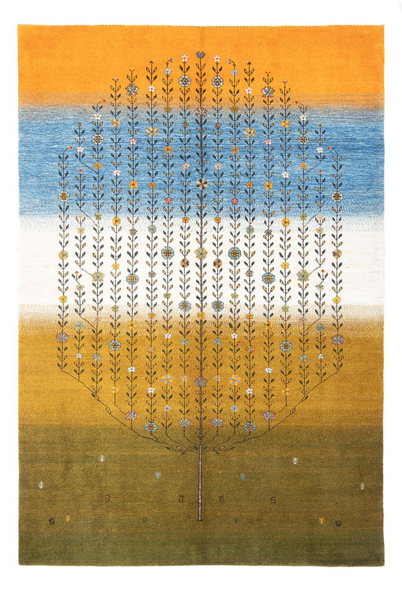 Gabbeh Tæppe - Loribaft Persisk - 251 x 168 cm - flerfarvet
