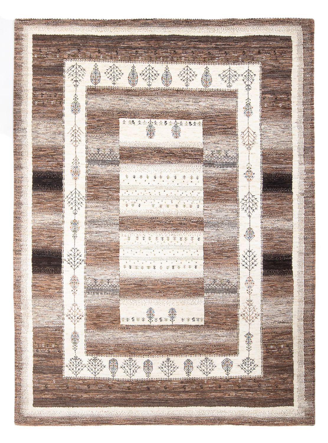 Gabbeh Tæppe - Loribaft Persisk - 296 x 211 cm - flerfarvet