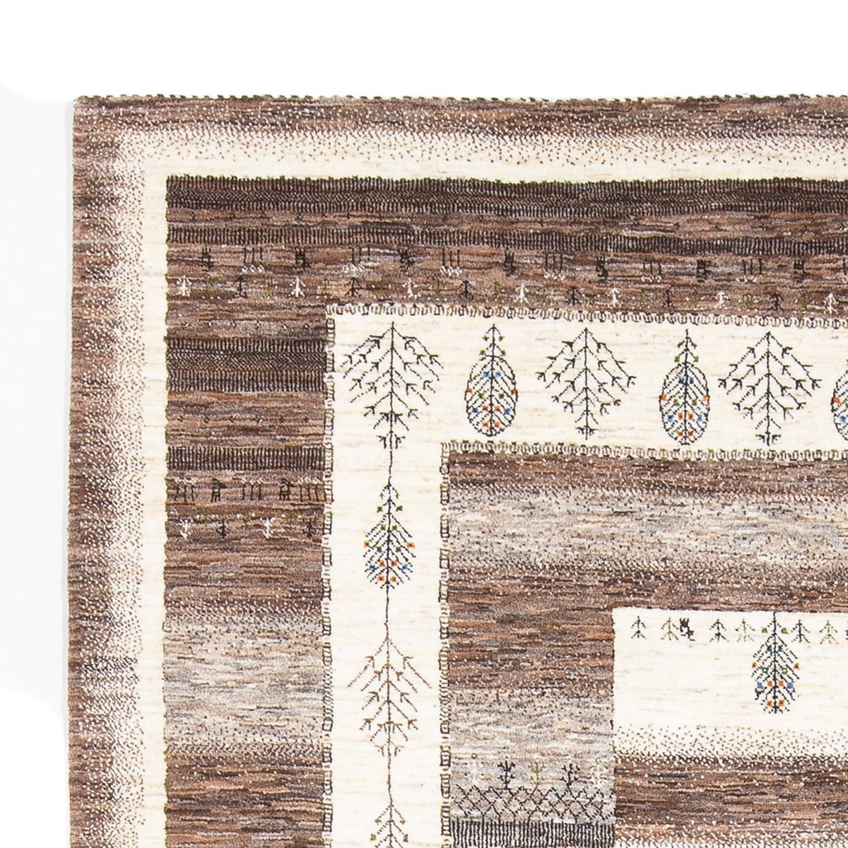 Gabbeh Tæppe - Loribaft Persisk - 296 x 211 cm - flerfarvet