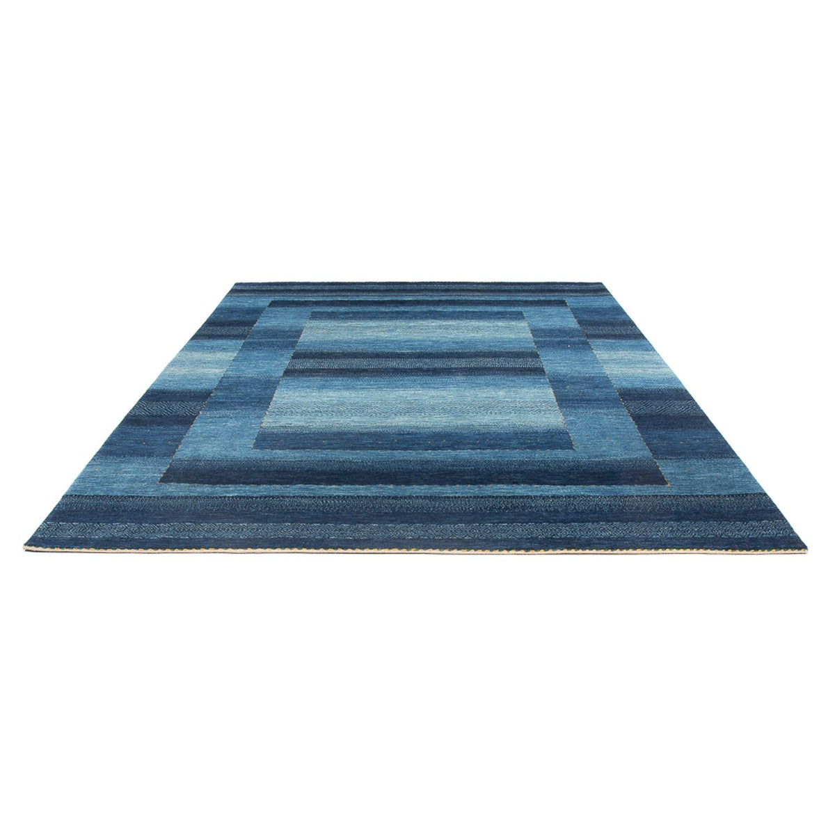 Gabbeh Tæppe - Loribaft Persisk - 286 x 212 cm - havblå