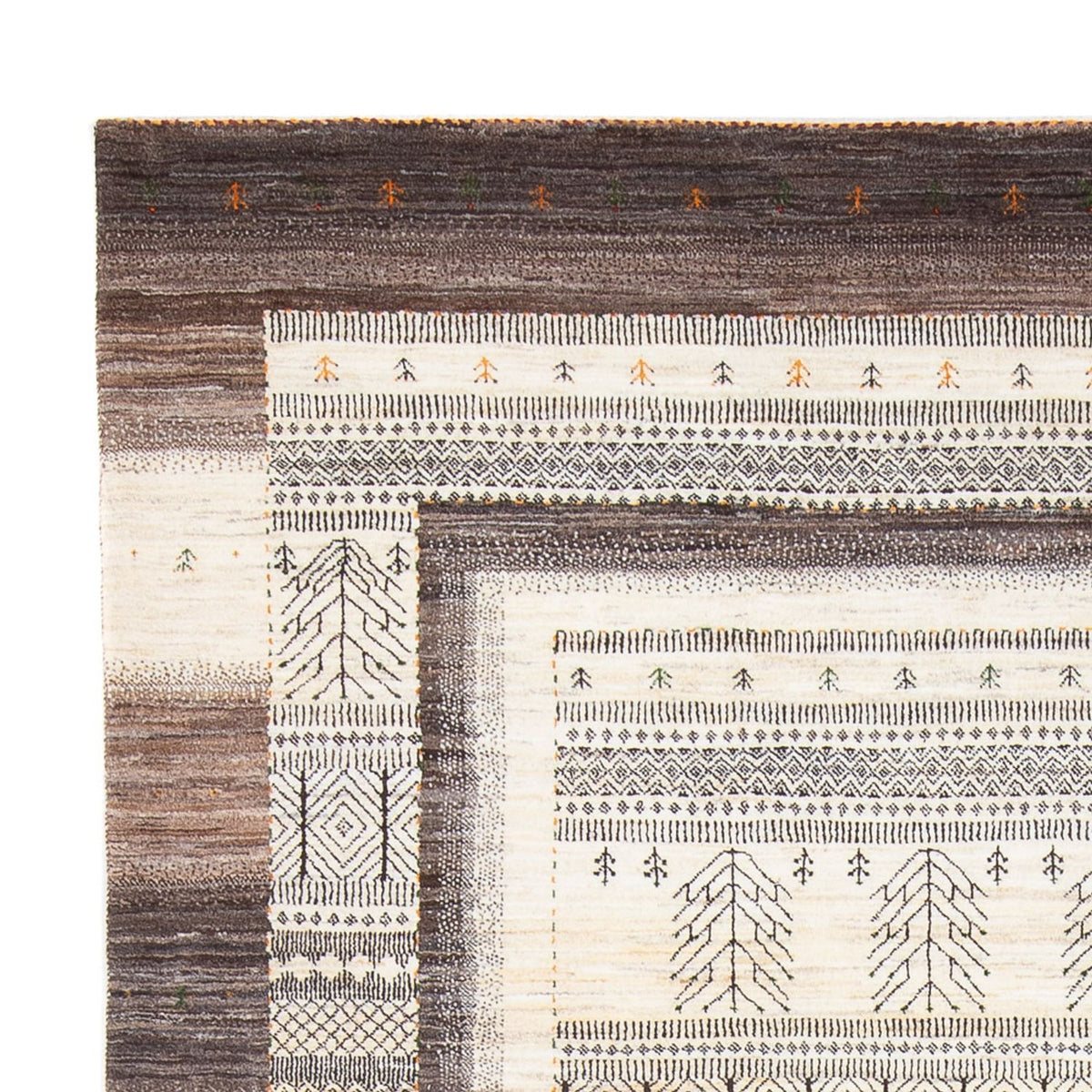 Gabbeh Tæppe - Loribaft Persisk - 296 x 218 cm - flerfarvet