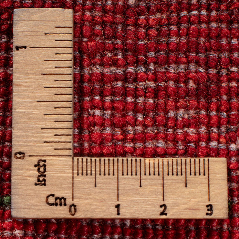 Gabbeh Tæppe - Loribaft Persisk - 297 x 221 cm - rød
