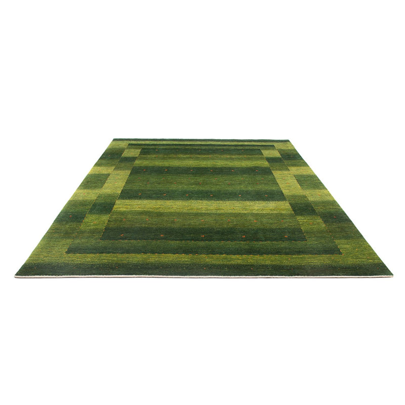 Gabbeh Tæppe - Loribaft Persisk - 306 x 212 cm - grøn