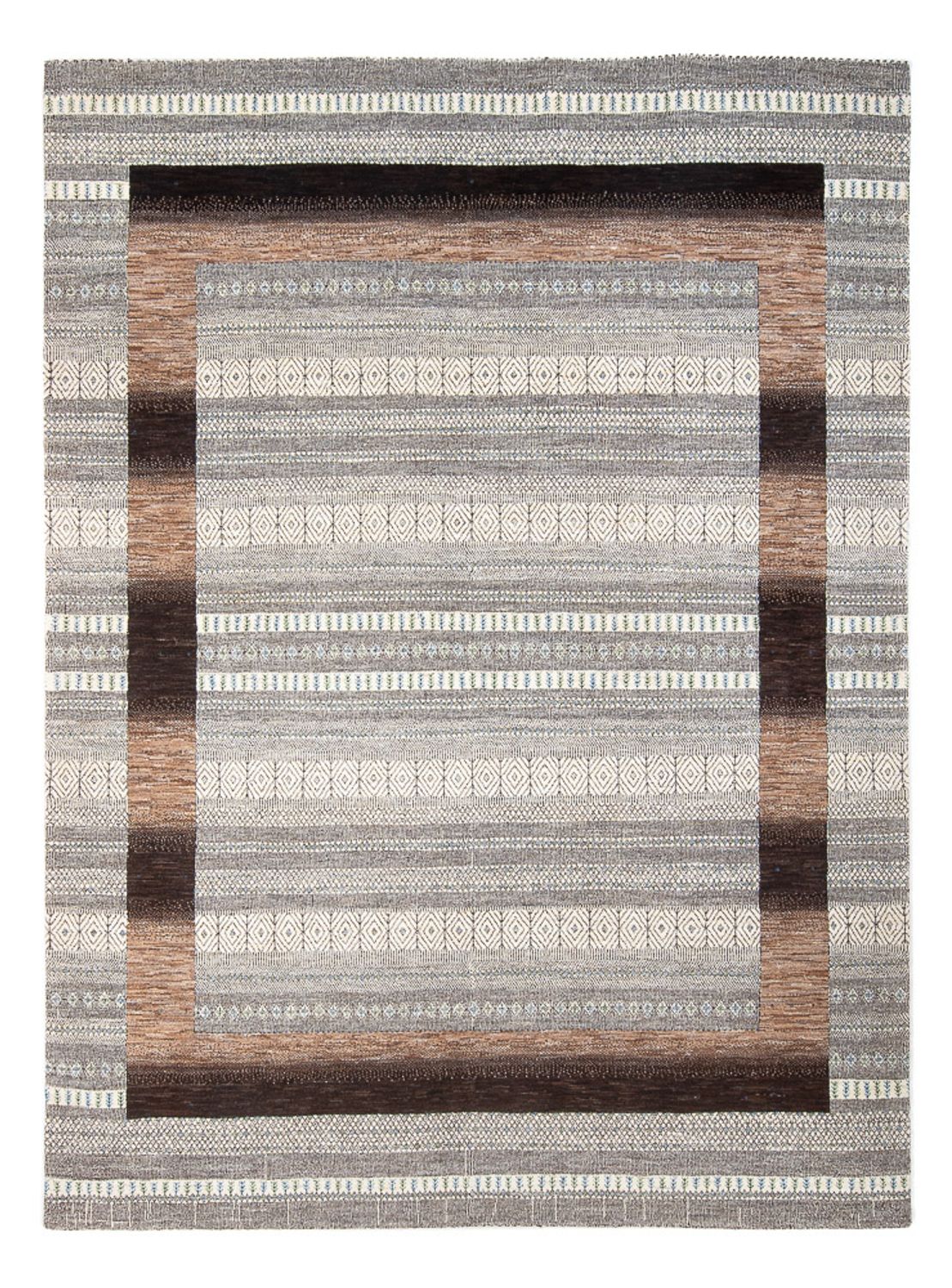 Gabbeh Tæppe - Loribaft Persisk - 301 x 231 cm - flerfarvet