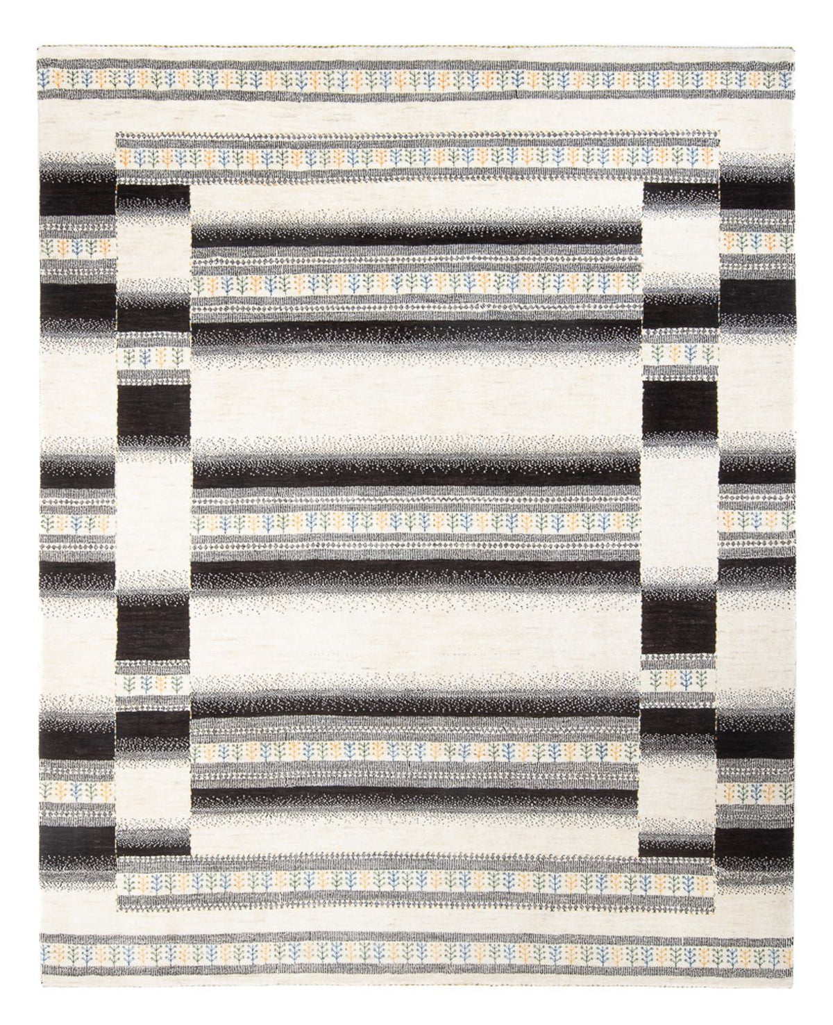 Gabbeh Tæppe - Loribaft Persisk - 280 x 223 cm - flerfarvet