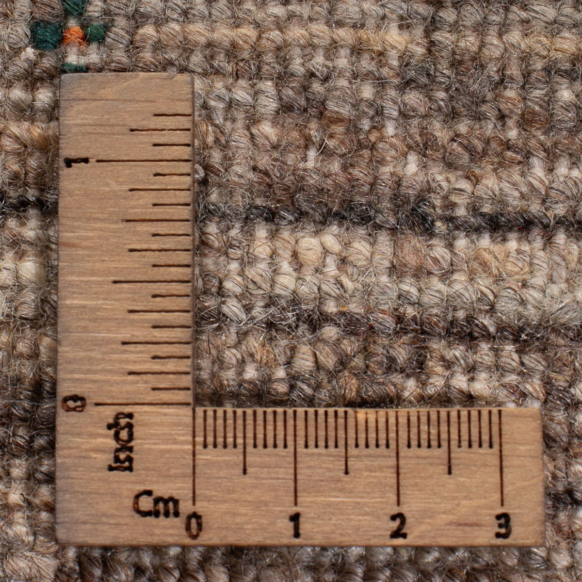 Gabbeh Tæppe - Loribaft Persisk - 307 x 228 cm - mørk beige