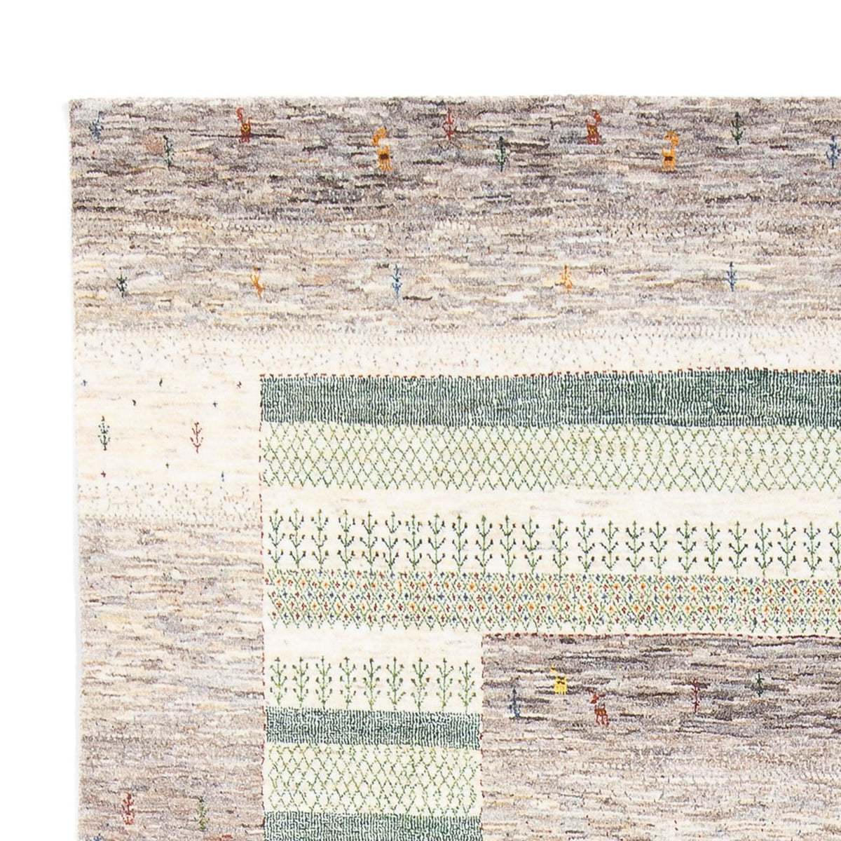 Gabbeh Tæppe - Loribaft Persisk - 300 x 211 cm - flerfarvet