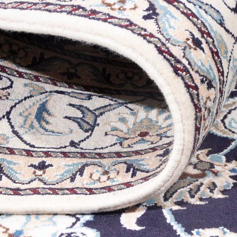 Persisk tæppe - Nain - Royal - 198 x 147 cm - mørkeblå