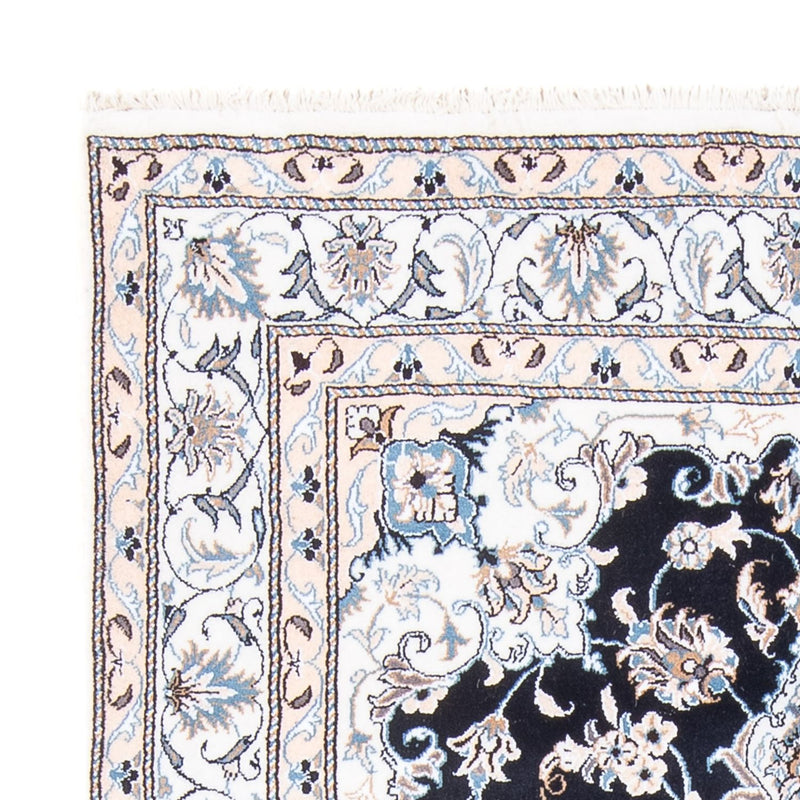 Persisk tæppe - Nain - Royal - 202 x 145 cm - mørkeblå