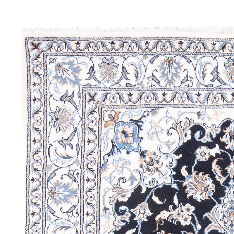 Persisk tæppe - Nain - Royal - 210 x 145 cm - mørkeblå