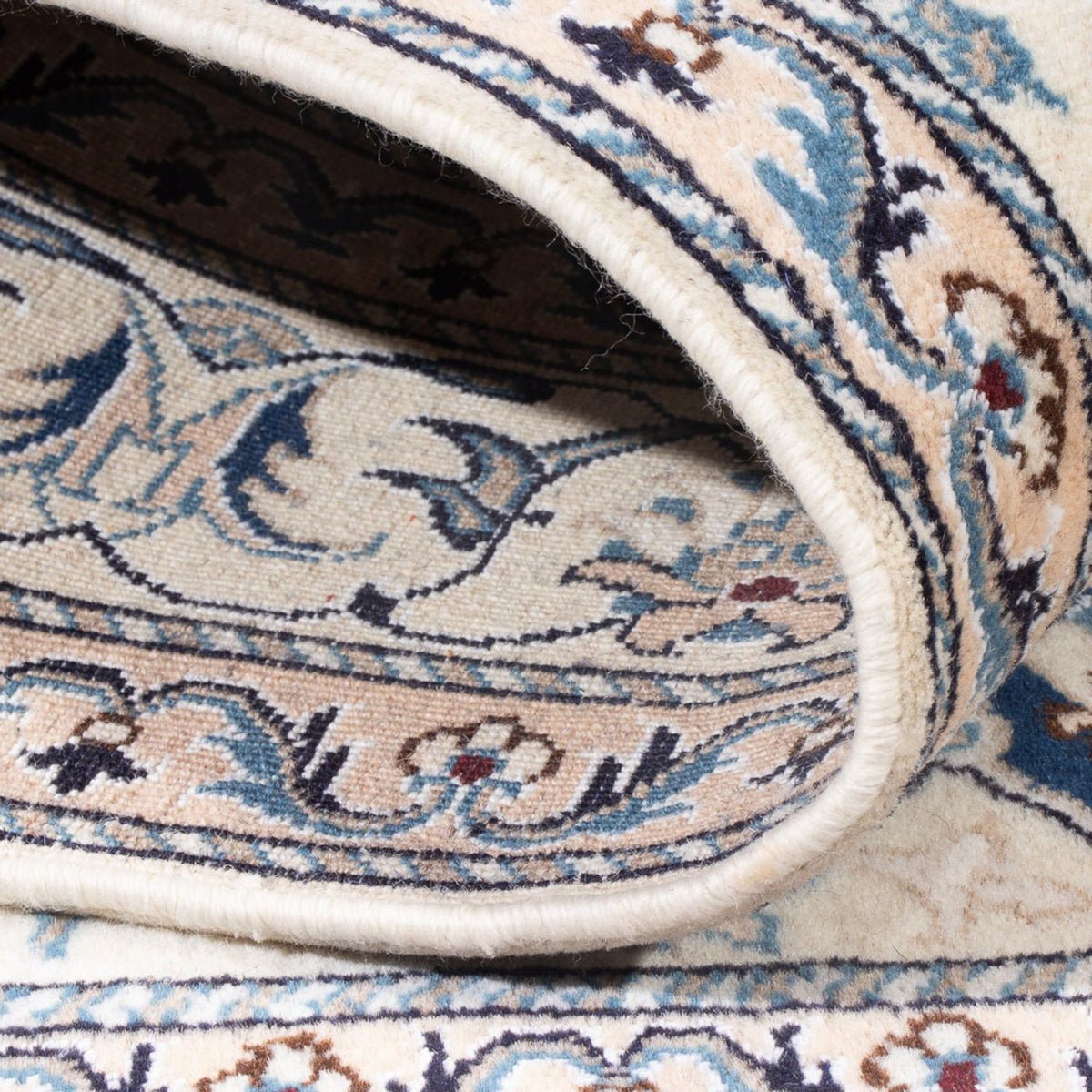 Persisk tæppe - Nain - Royal - 200 x 148 cm - blå