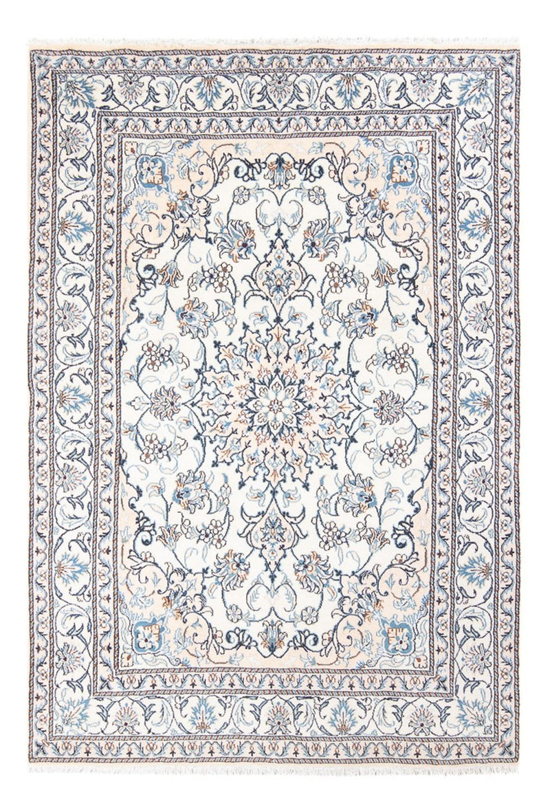 Persisk tæppe - Nain - Royal - 210 x 146 cm - creme
