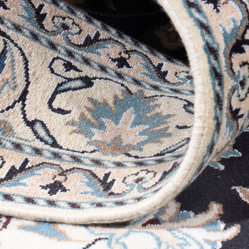 Persisk tæppe - Nain - Royal - 192 x 148 cm - mørkeblå