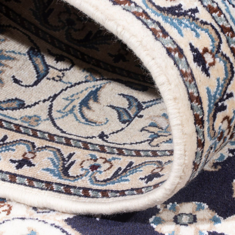 Persisk tæppe - Nain - Royal - 200 x 155 cm - mørkeblå