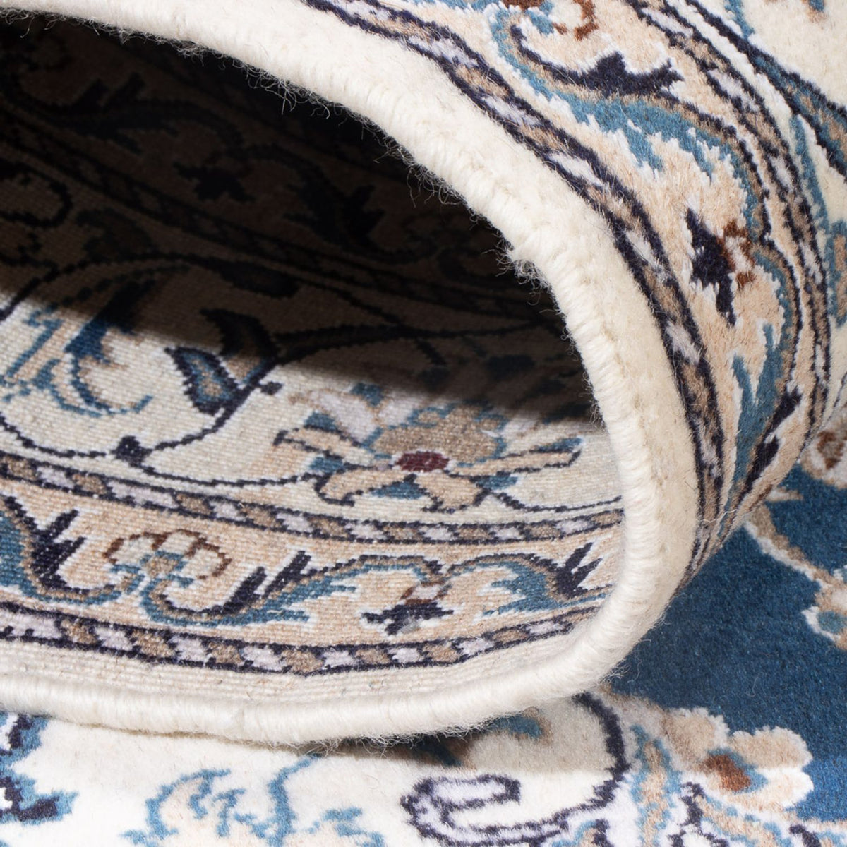 Persisk tæppe - Nain - Royal - 202 x 150 cm - blå