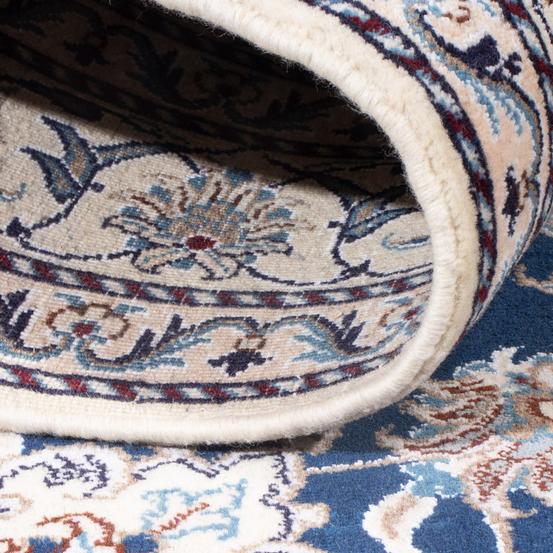 Persisk tæppe - Nain - Royal - 203 x 146 cm - blå