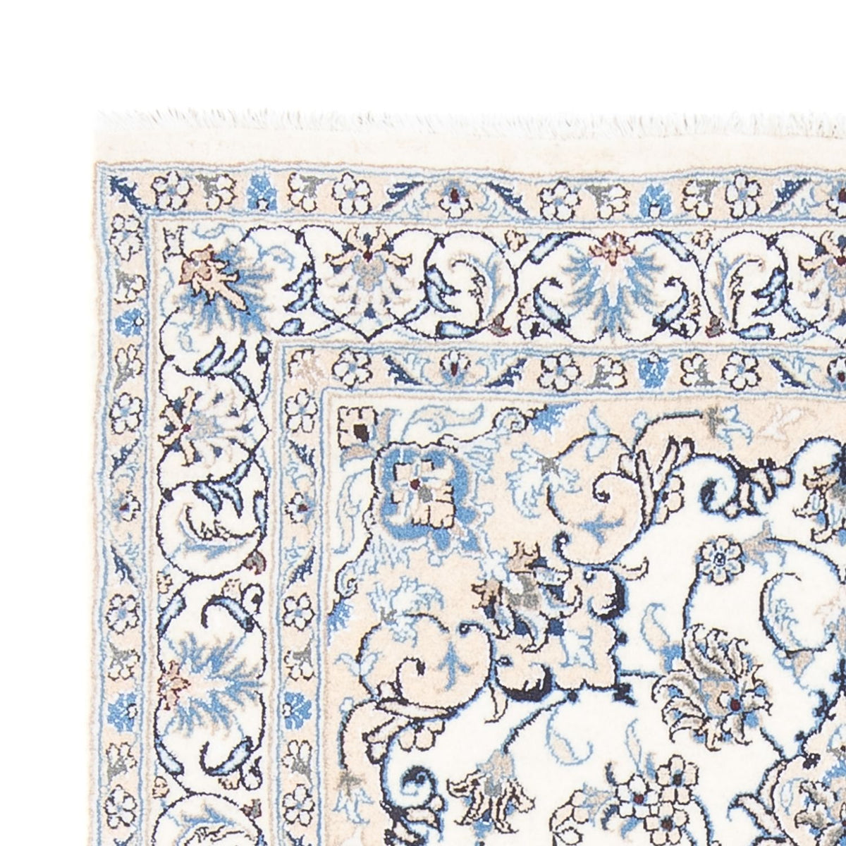 Persisk tæppe - Nain - Royal - 200 x 143 cm - creme