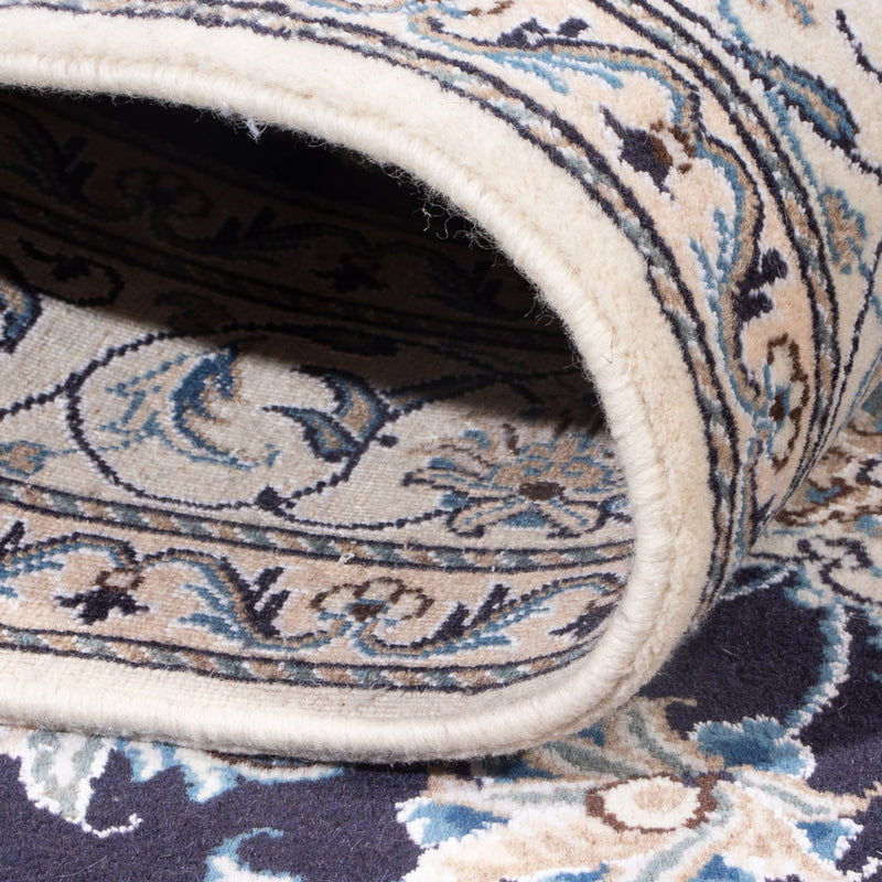 Persisk tæppe - Nain - Royal - 200 x 146 cm - mørkeblå