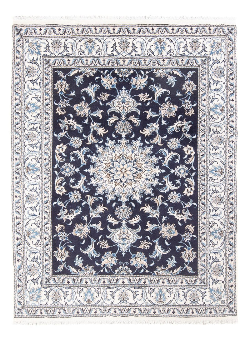 Persisk tæppe - Nain - Royal - 196 x 145 cm - mørkeblå