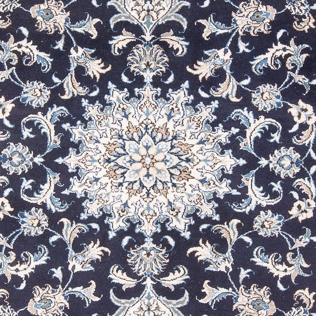 Persisk tæppe - Nain - Royal - 196 x 145 cm - mørkeblå