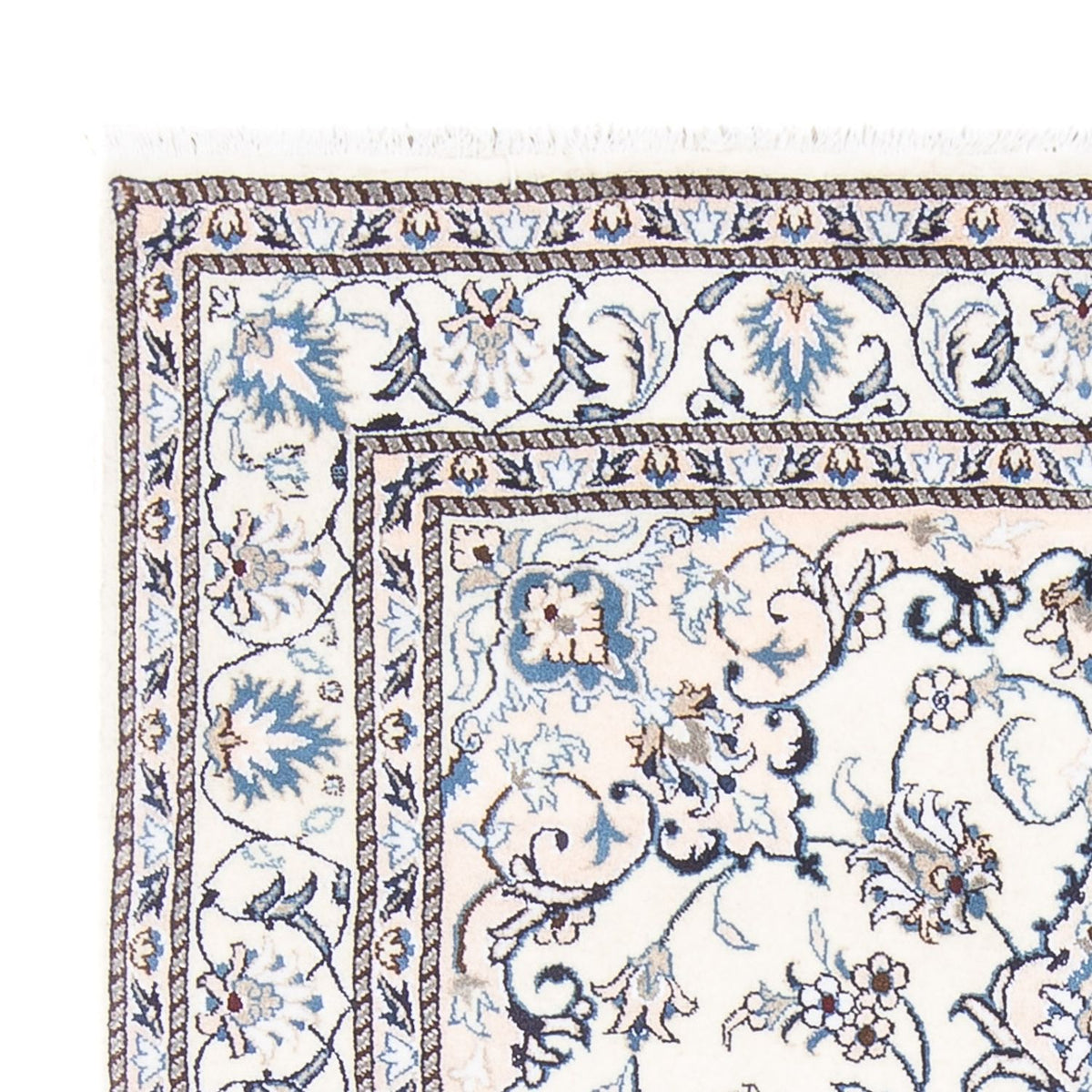 Persisk tæppe - Nain - Royal - 197 x 147 cm - creme