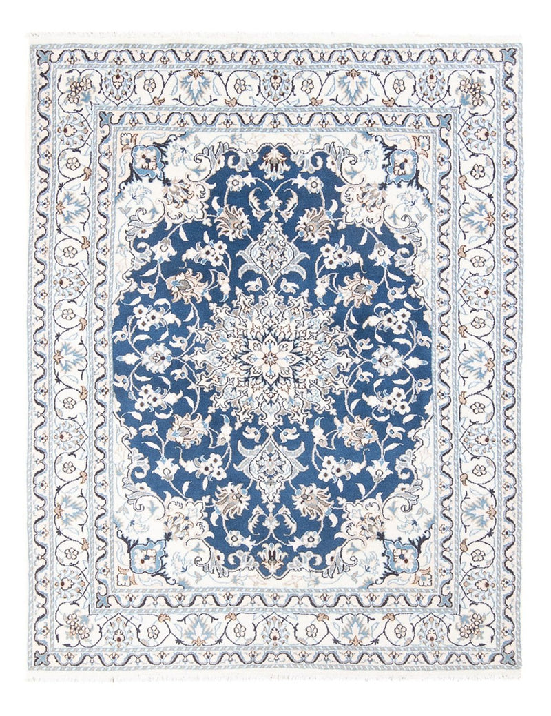 Persisk tæppe - Nain - Royal - 196 x 147 cm - blå