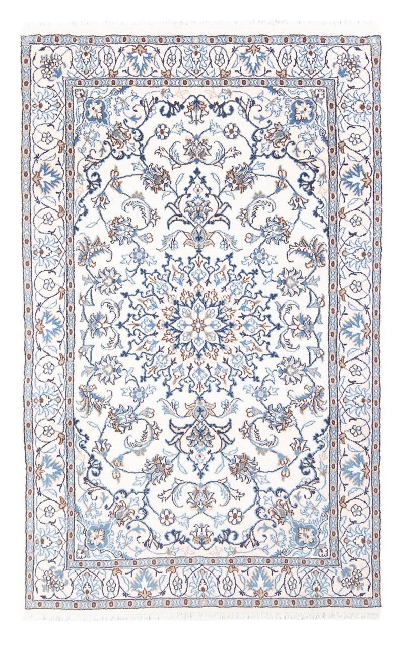 Persisk tæppe - Nain - 188 x 116 cm - creme