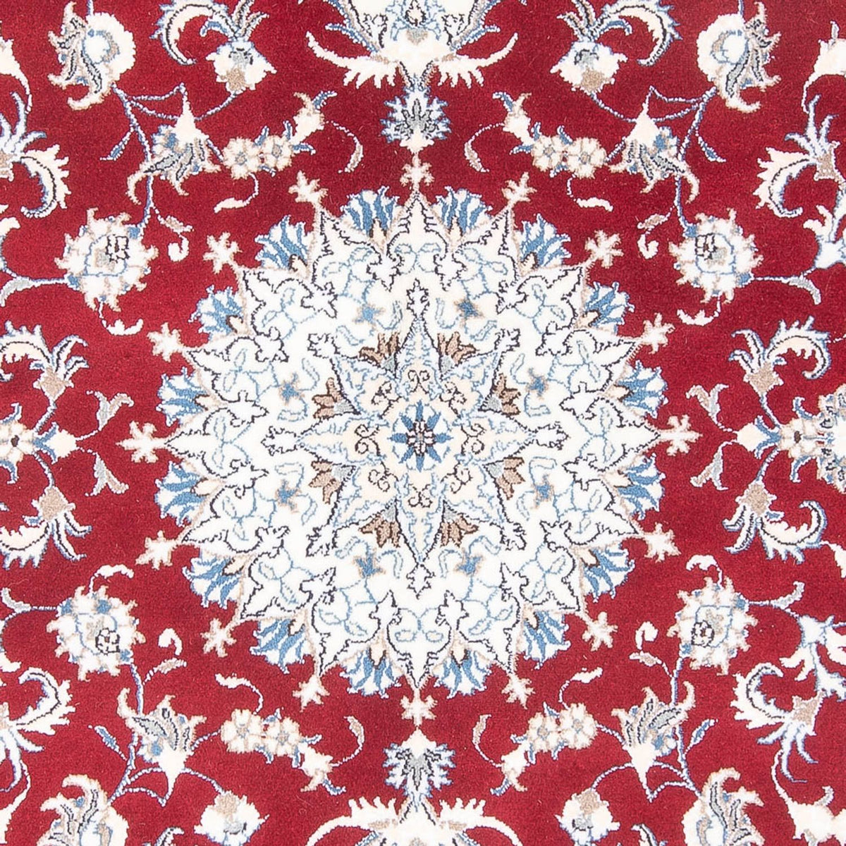 Persisk tæppe - Nain - 234 x 165 cm - rød