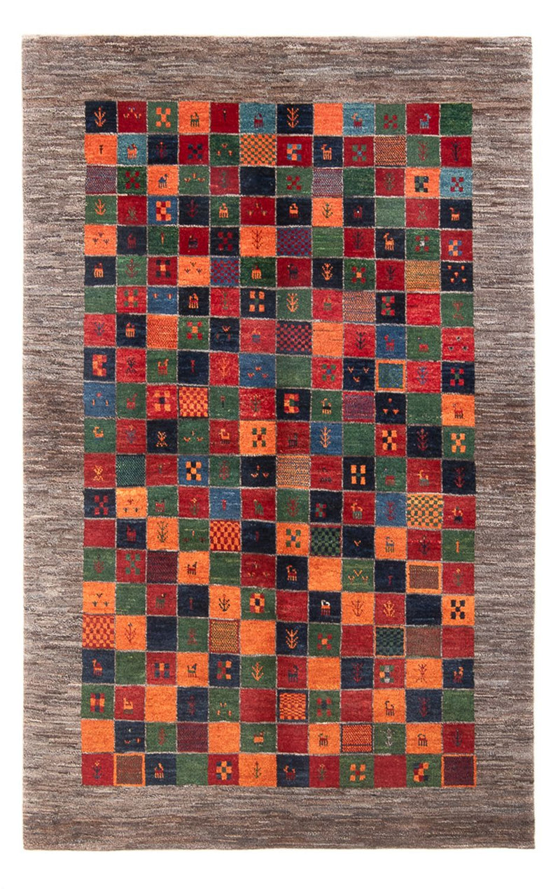 Gabbeh-tæppe - Persisk - 248 x 170 cm - flerfarvet