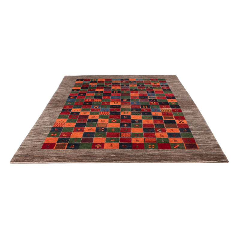 Gabbeh-tæppe - Persisk - 248 x 170 cm - flerfarvet