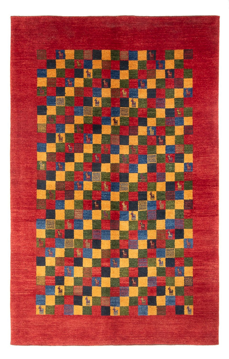 Gabbeh-tæppe - Persisk - 254 x 180 cm - flerfarvet