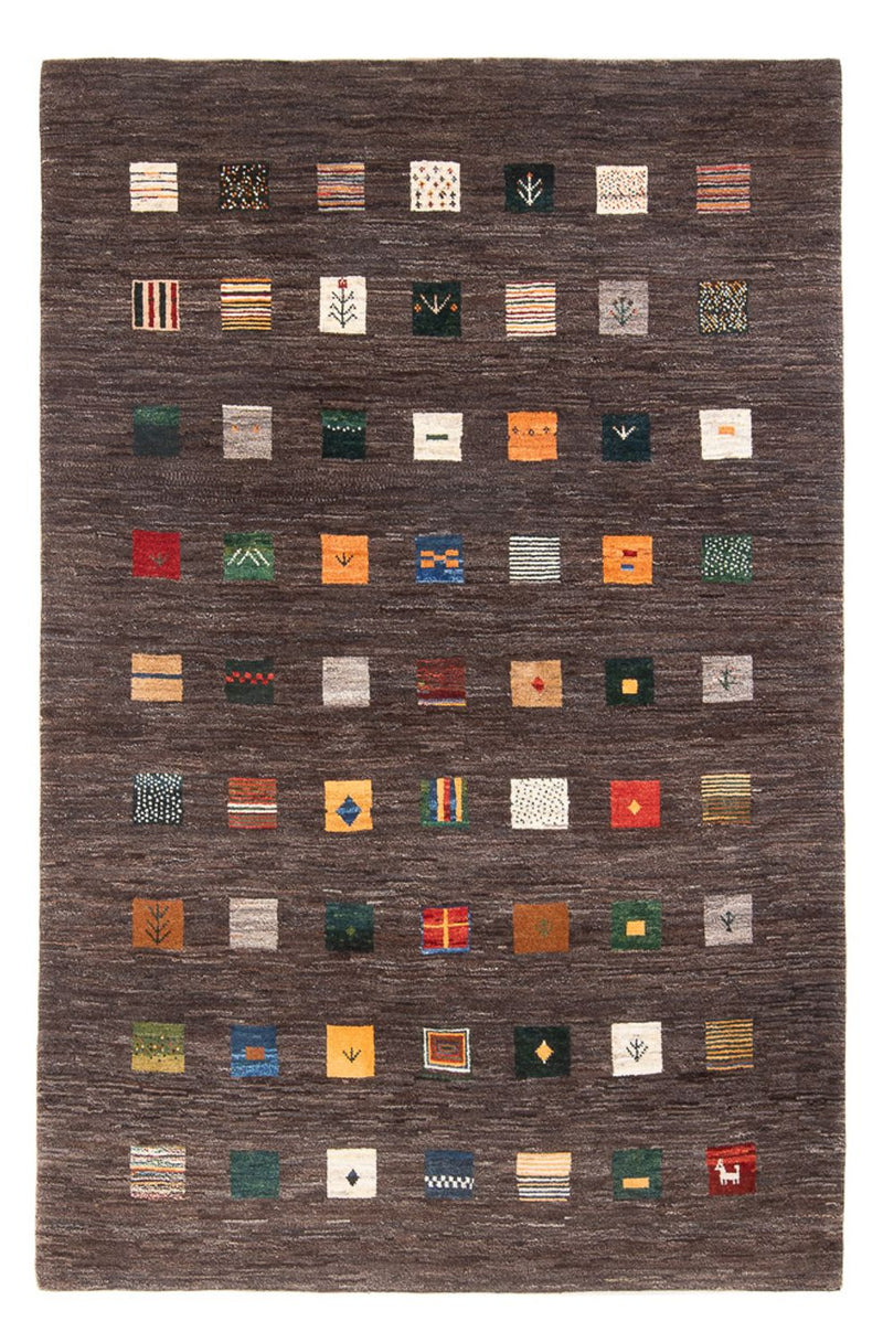 Gabbeh-tæppe - Persisk - 252 x 175 cm - flerfarvet