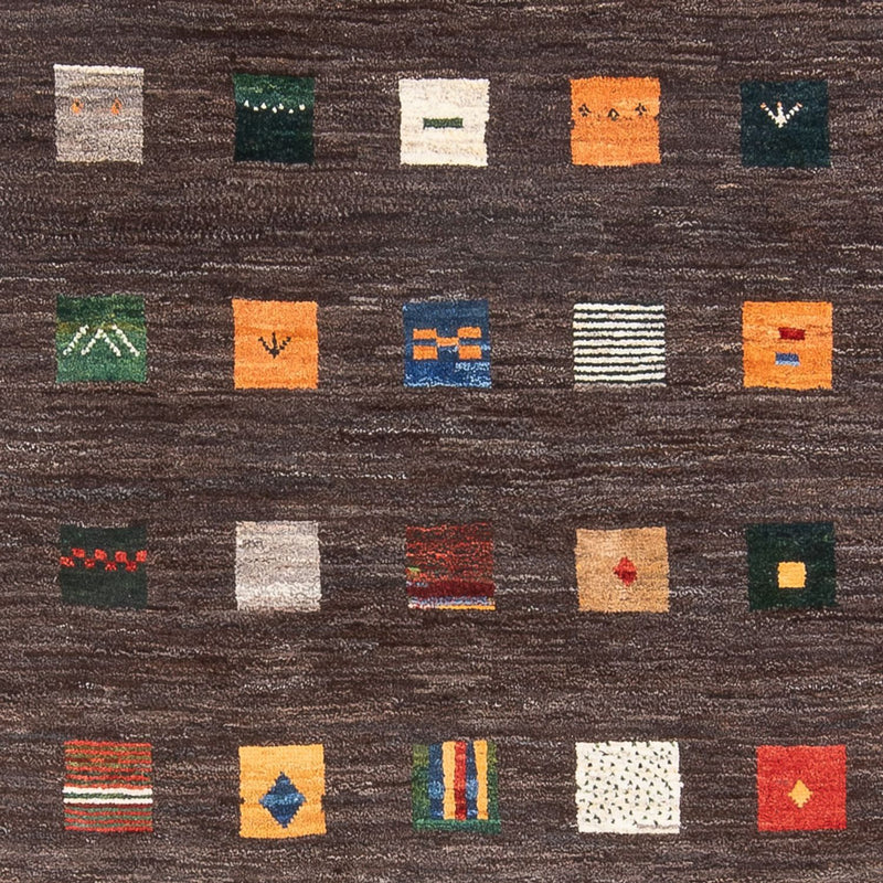 Gabbeh-tæppe - Persisk - 252 x 175 cm - flerfarvet