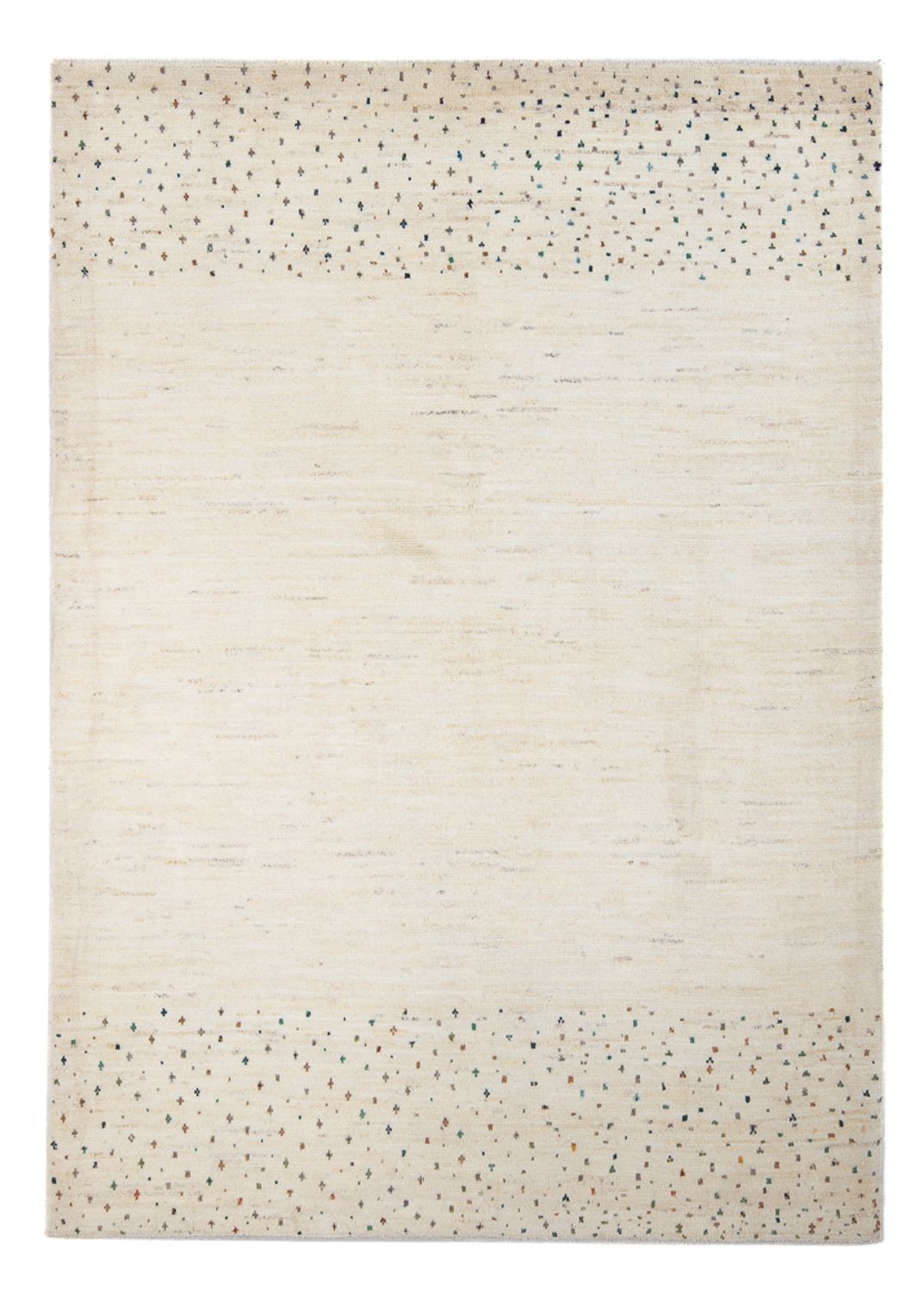 Gabbeh-tæppe - Persisk - 200 x 150 cm - lysegrå