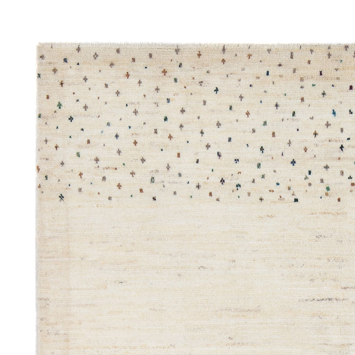 Gabbeh-tæppe - Persisk - 200 x 150 cm - lysegrå