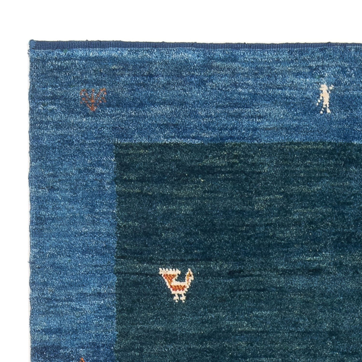 Gabbeh-tæppe - Persisk - 145 x 101 cm - flerfarvet