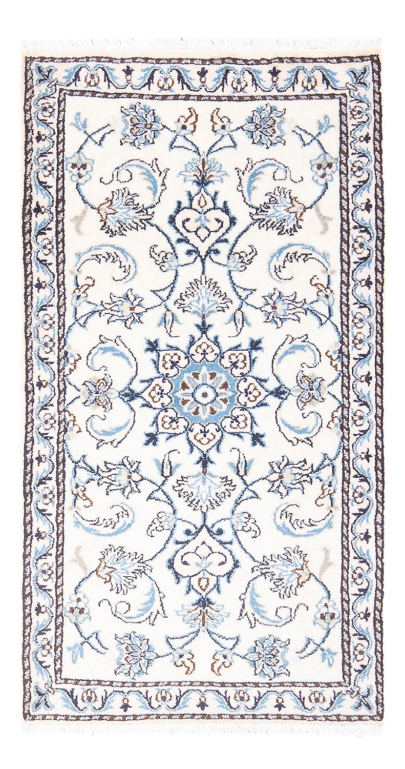Persisk tæppe - Nain - 132 x 70 cm - creme