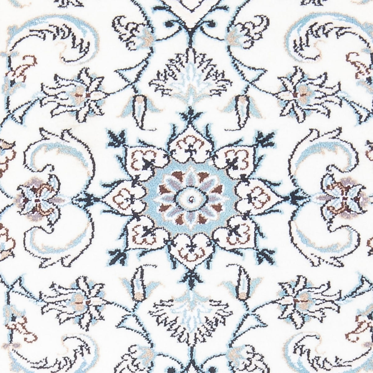 Persisk tæppe - Nain - 140 x 70 cm - creme